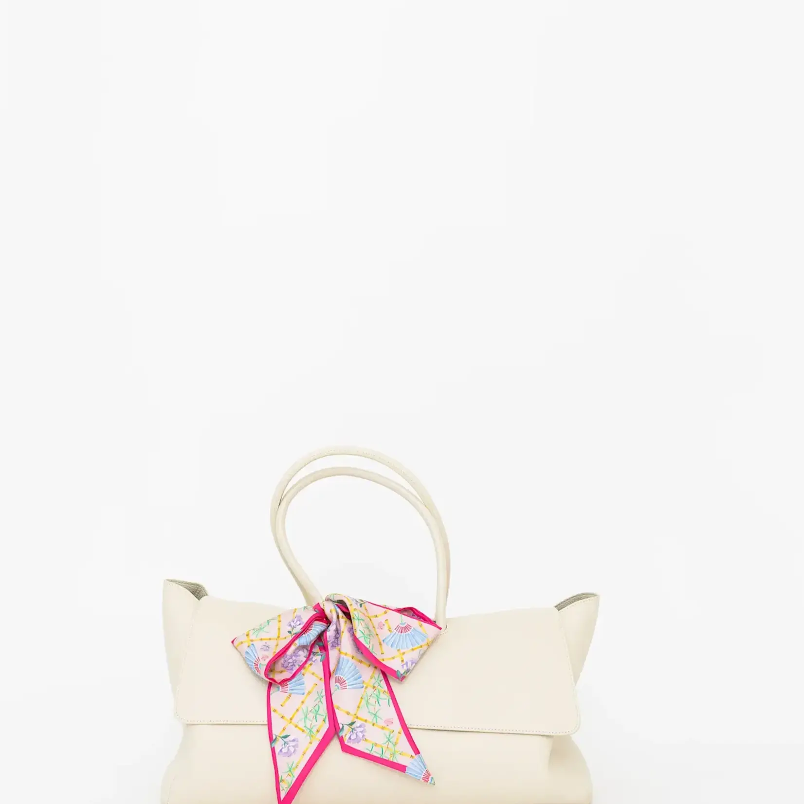 Bam Bird Boutique Cream Classic Tote