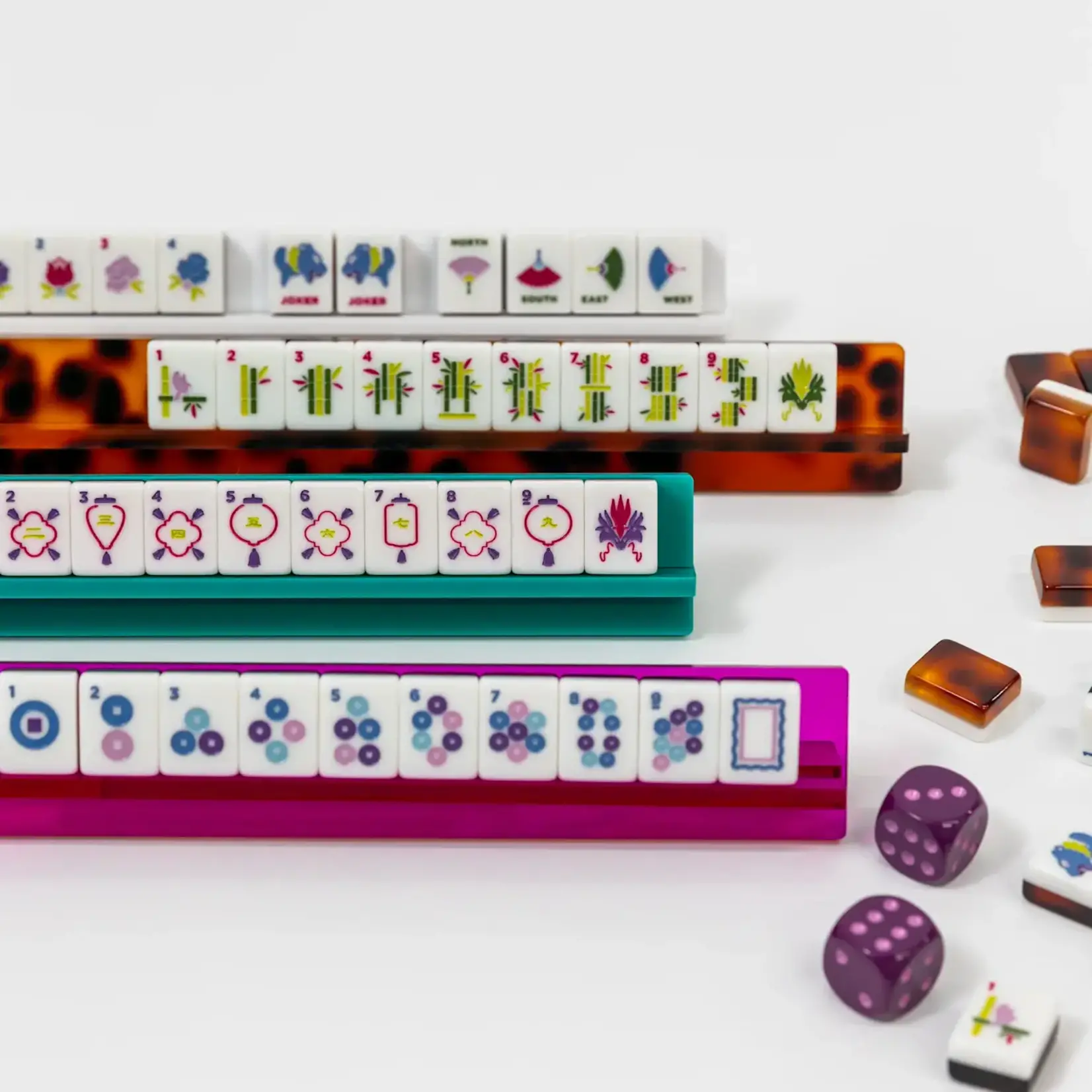 Bam Bird Boutique Tortoise Shell Travel Racks (set of 4 racks and one pusher)