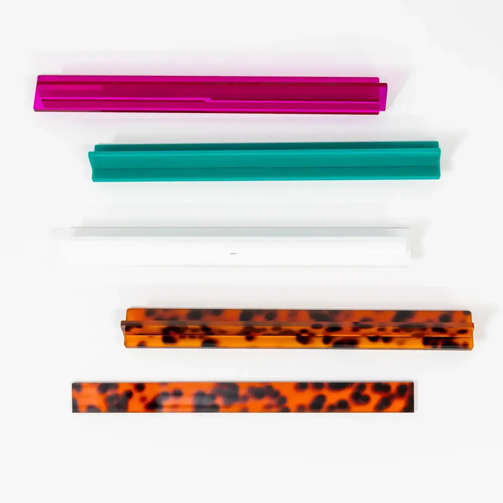 Bam Bird Boutique Tortoise Shell Travel Racks (set of 4 racks and one pusher)