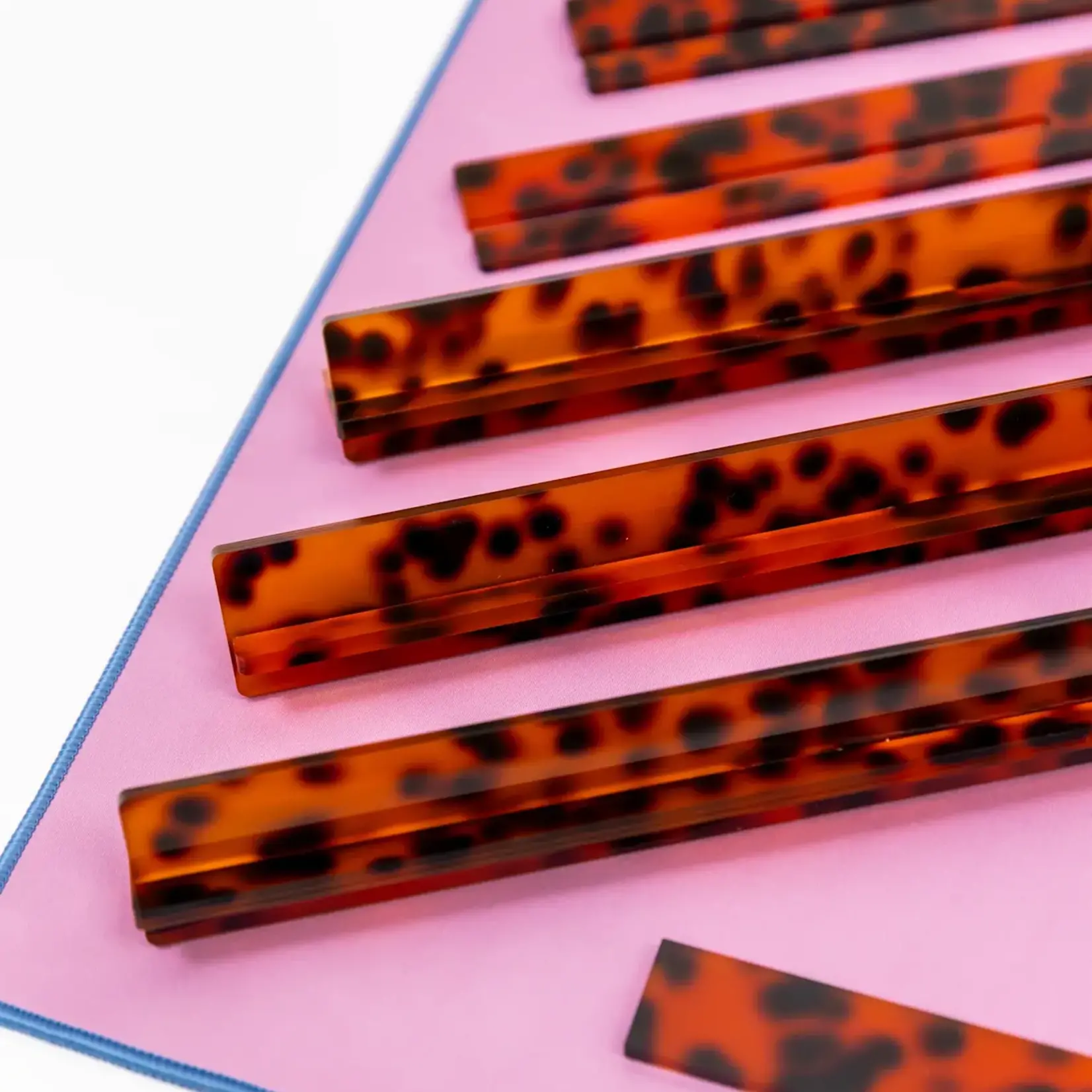 Bam Bird Boutique Tortoise Shell Travel Racks (set of 4 racks and one pusher)