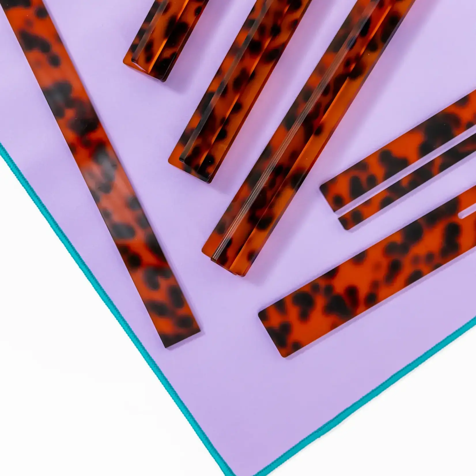 Bam Bird Boutique Tortoise Shell Travel Racks (set of 4 racks and one pusher)