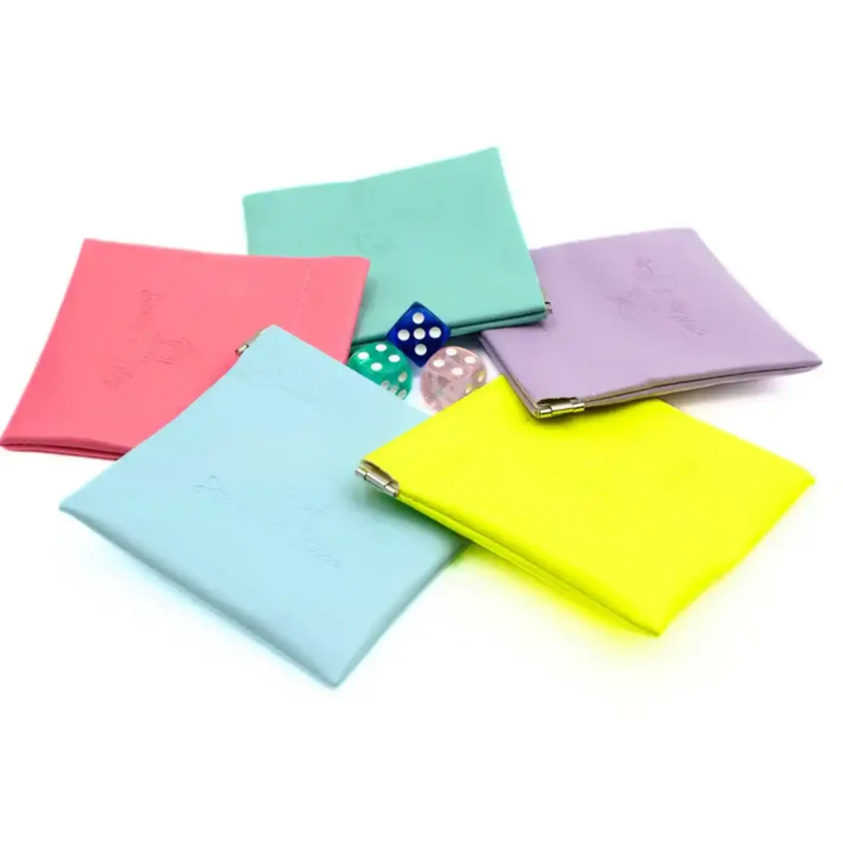 My Fair Mahjong Blue Mahjong Pouch for Tiles, Dice, Coins