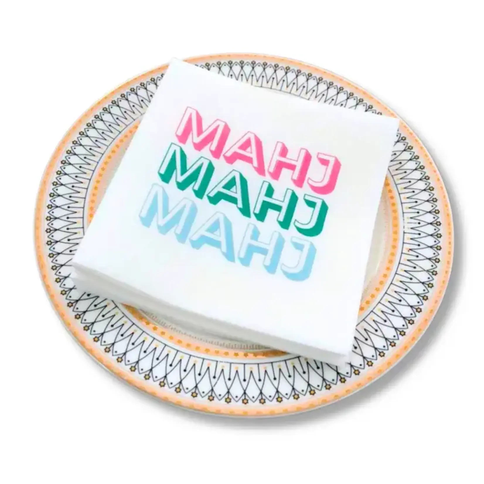 My Fair Mahjong "Mahj" Cocktail Napkins- 25ct