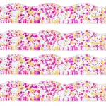 My Fair Mahjong Confetti Wavy Pink Magnetic Mahjong Pusher (No Rack Included)