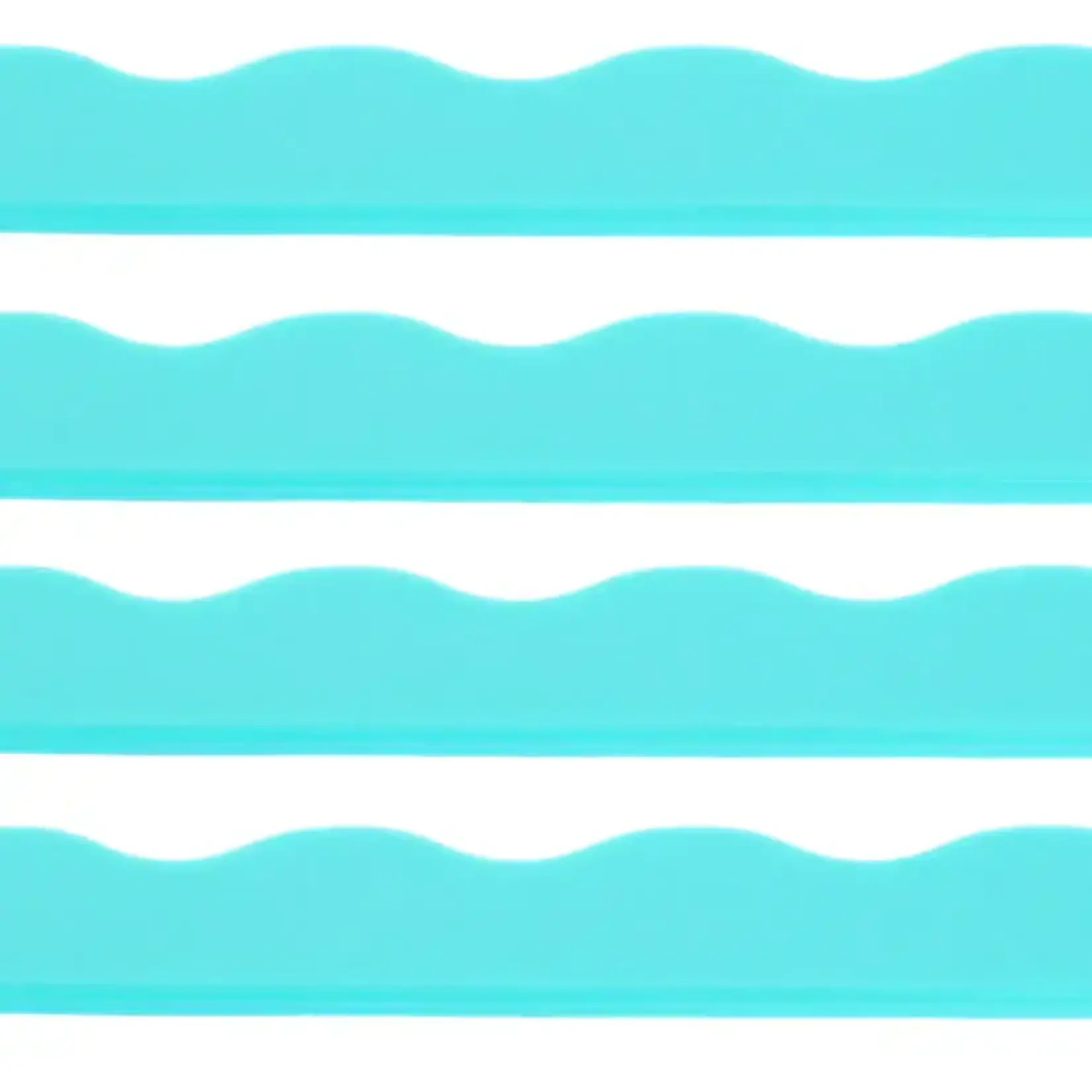 My Fair Mahjong Solid Wavy Macaron Green Magnetic Mahjong Pusher (No Rack Included)