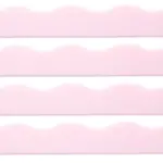 My Fair Mahjong Solid Wavy Macaron Pink Magnetic Mahjong Pusher (No Rack Included)