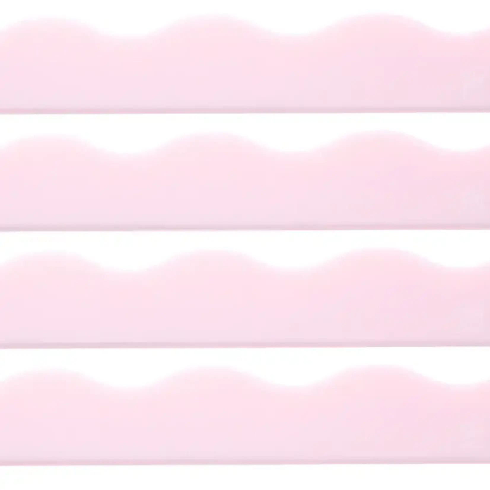 My Fair Mahjong Solid Wavy Macaron Pink Magnetic Mahjong Pusher (No Rack Included)