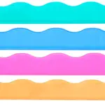 My Fair Mahjong Transparent Wavy Bright Multi Color Magnetic Mahjong Pusher (No Rack Included)