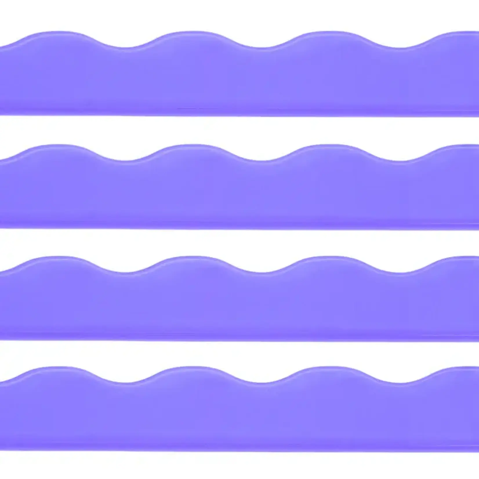 My Fair Mahjong Transparent Wavy Bright Purple Magnetic Mahjong Pusher (No Rack Included)