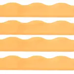 My Fair Mahjong Transparent Wavy Bright Apricot Magnetic Mahjong Pusher (No Rack Included)