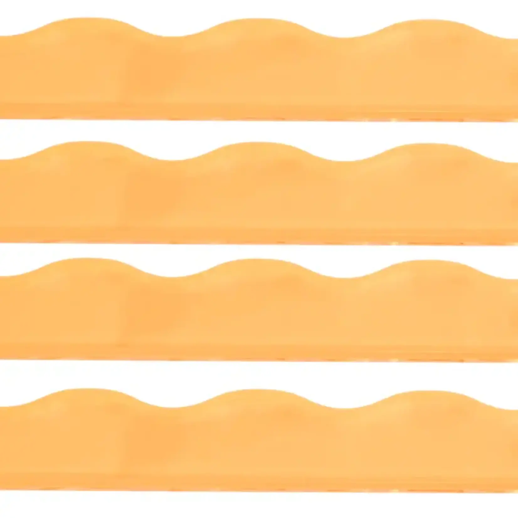 My Fair Mahjong Transparent Wavy Bright Apricot Magnetic Mahjong Pusher (No Rack Included)