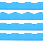 My Fair Mahjong Transparent Wavy Bright Blue Magnetic Mahjong Pusher (No Rack Included)