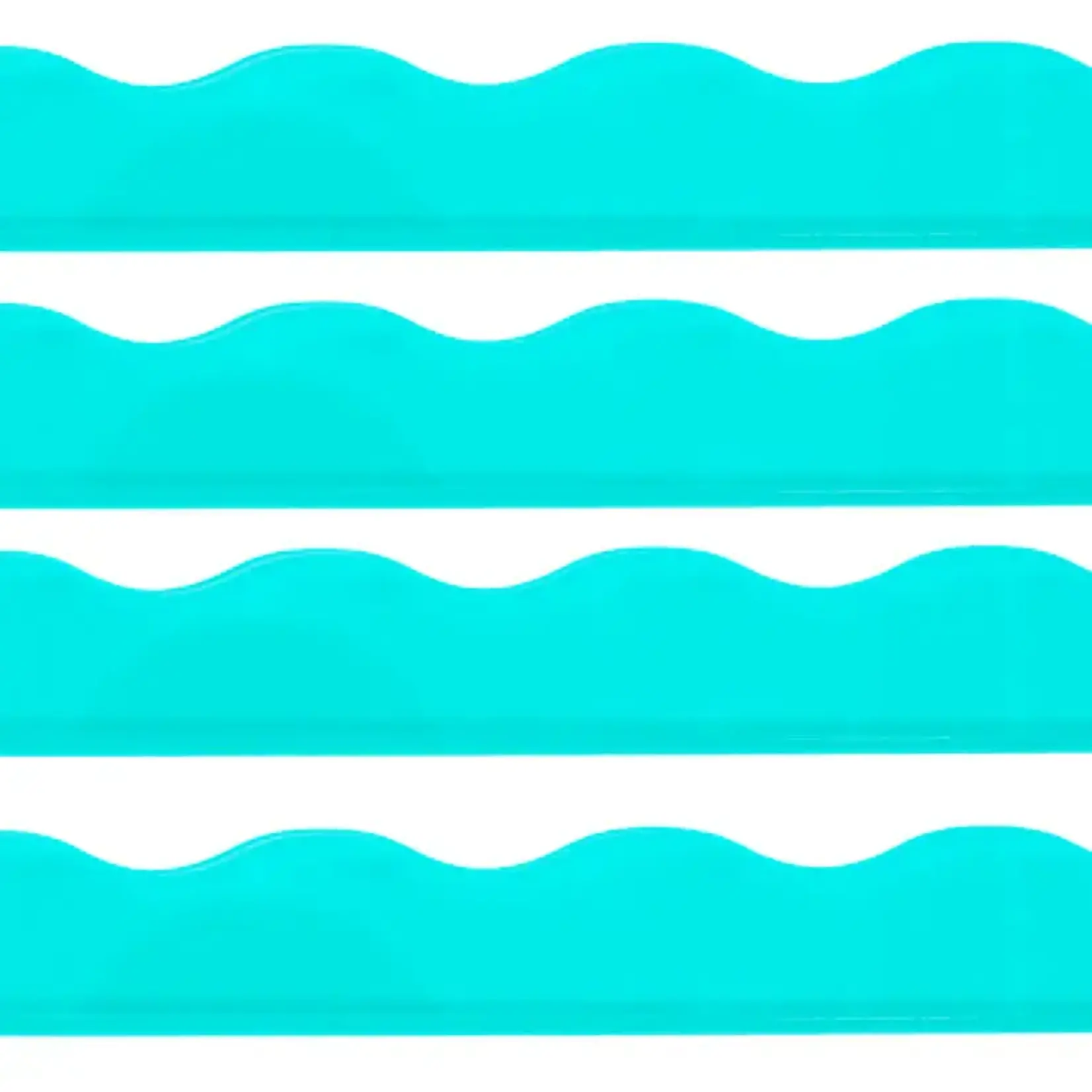 My Fair Mahjong Transparent Wavy Bright Green Magnetic Mahjong Pusher (No Rack Included)