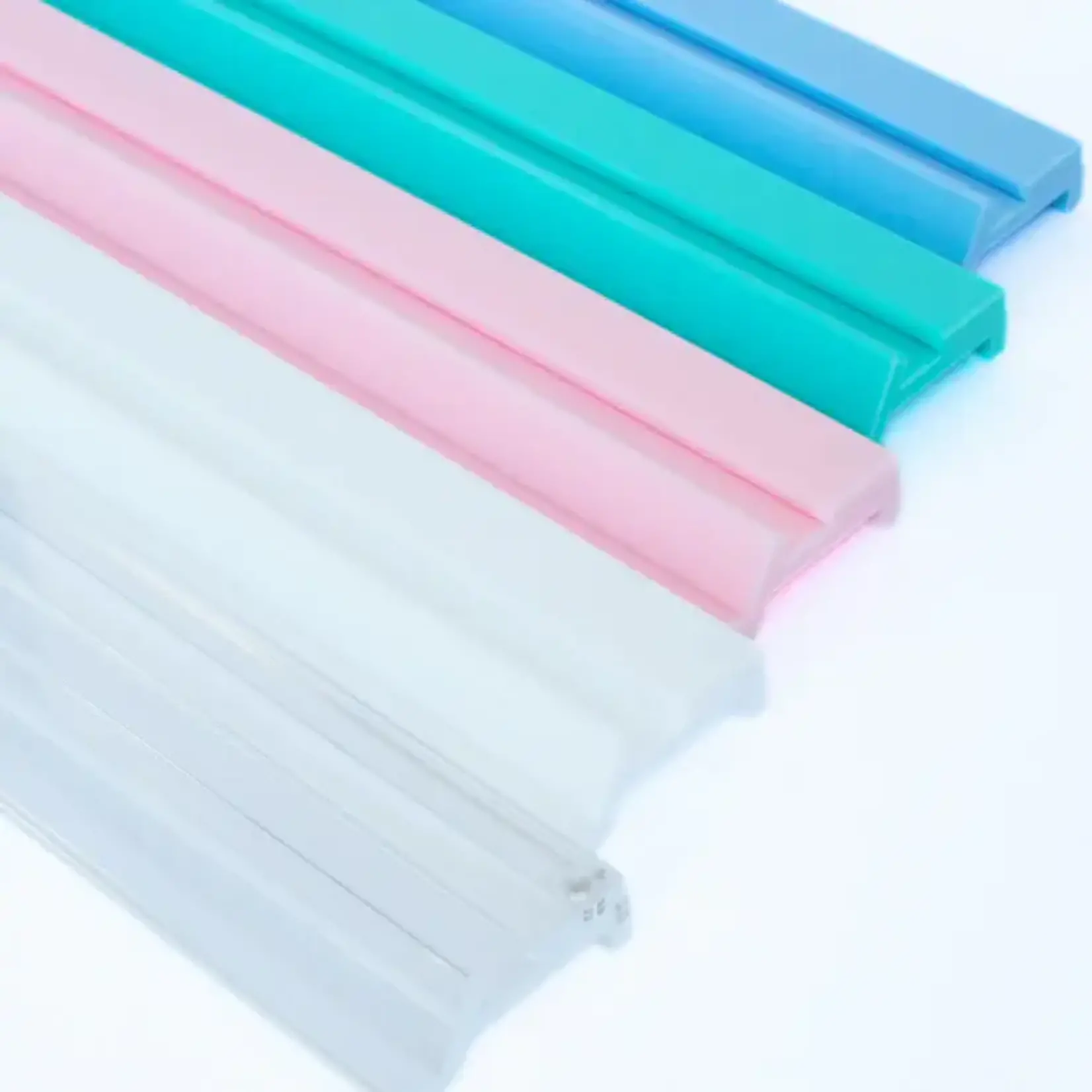 My Fair Mahjong Solid Macaron Blue Premium Acrylic Mahjong Racks