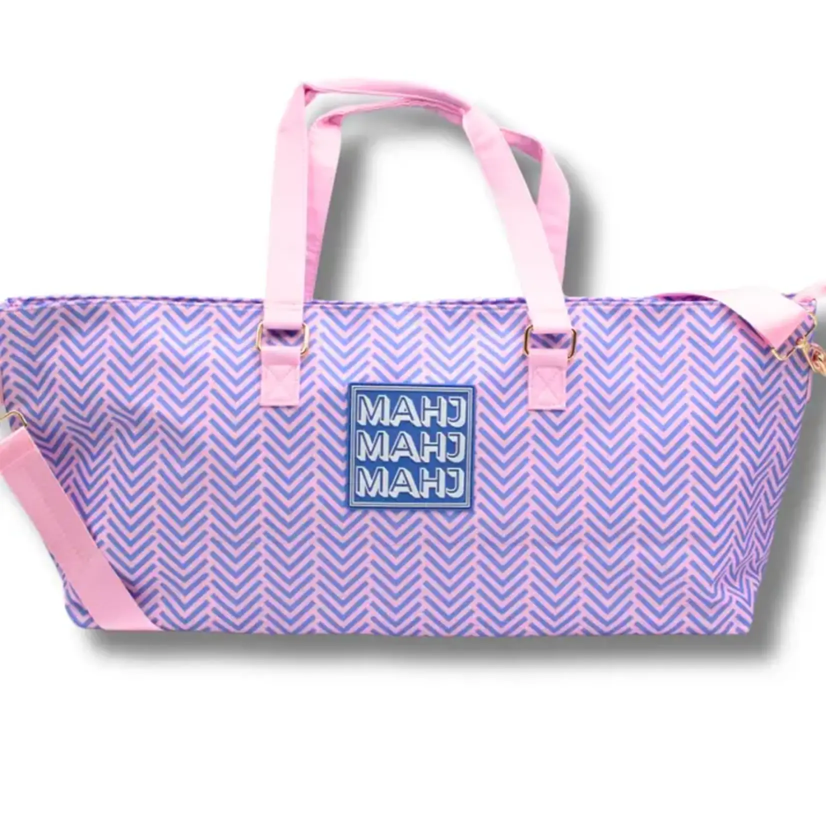 My Fair Mahjong Arrows Purple Mahjong Tote Bag