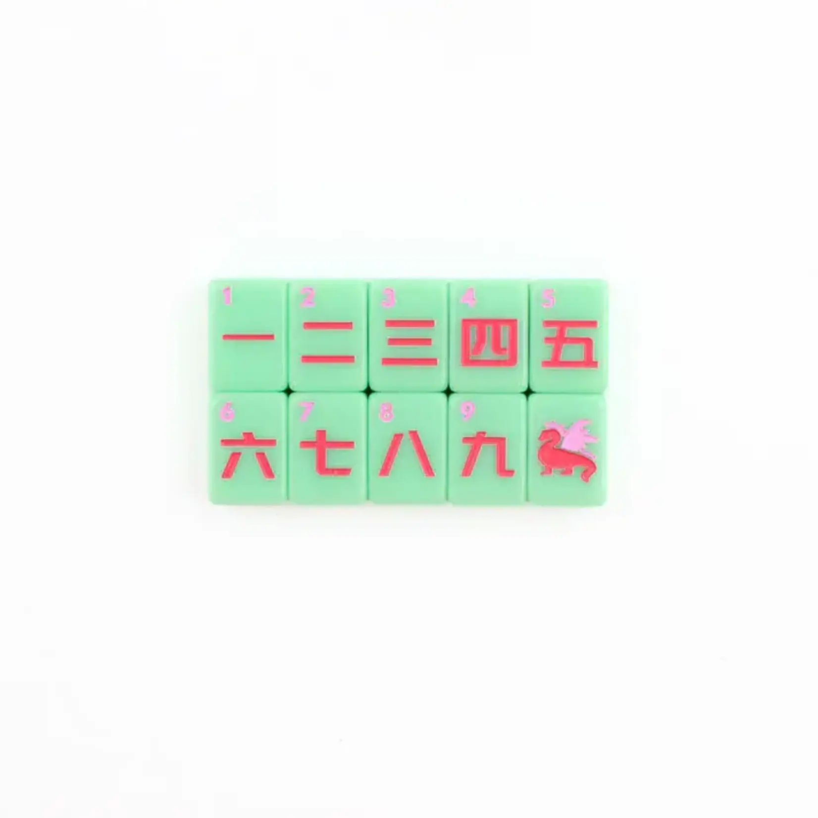 My Fair Mahjong Green Mini Anywhere Series Travel Mahjong