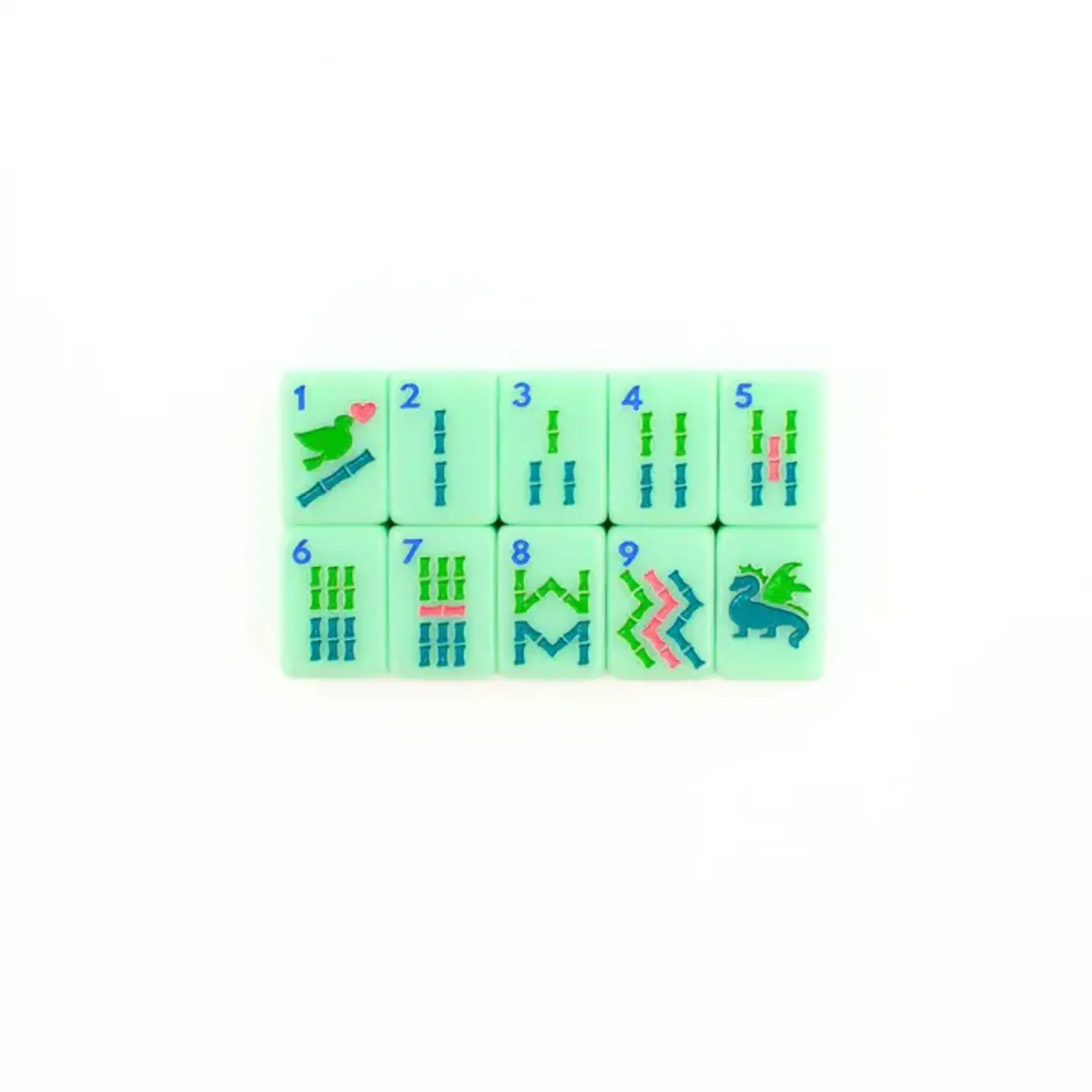 My Fair Mahjong Green Mini Anywhere Series Travel Mahjong