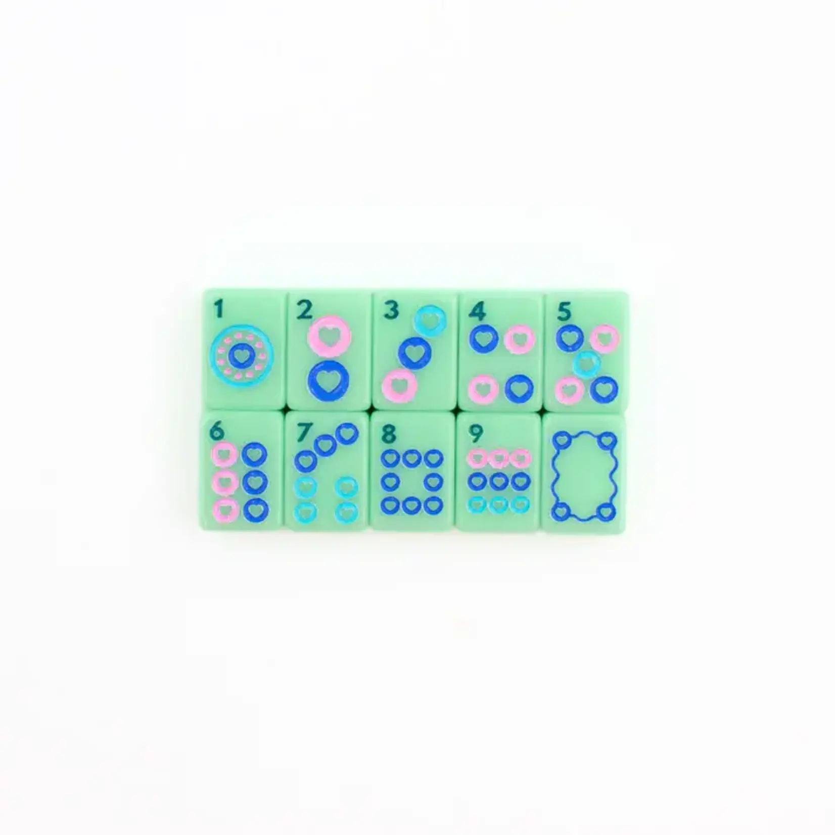 My Fair Mahjong Green Mini Anywhere Series Travel Mahjong