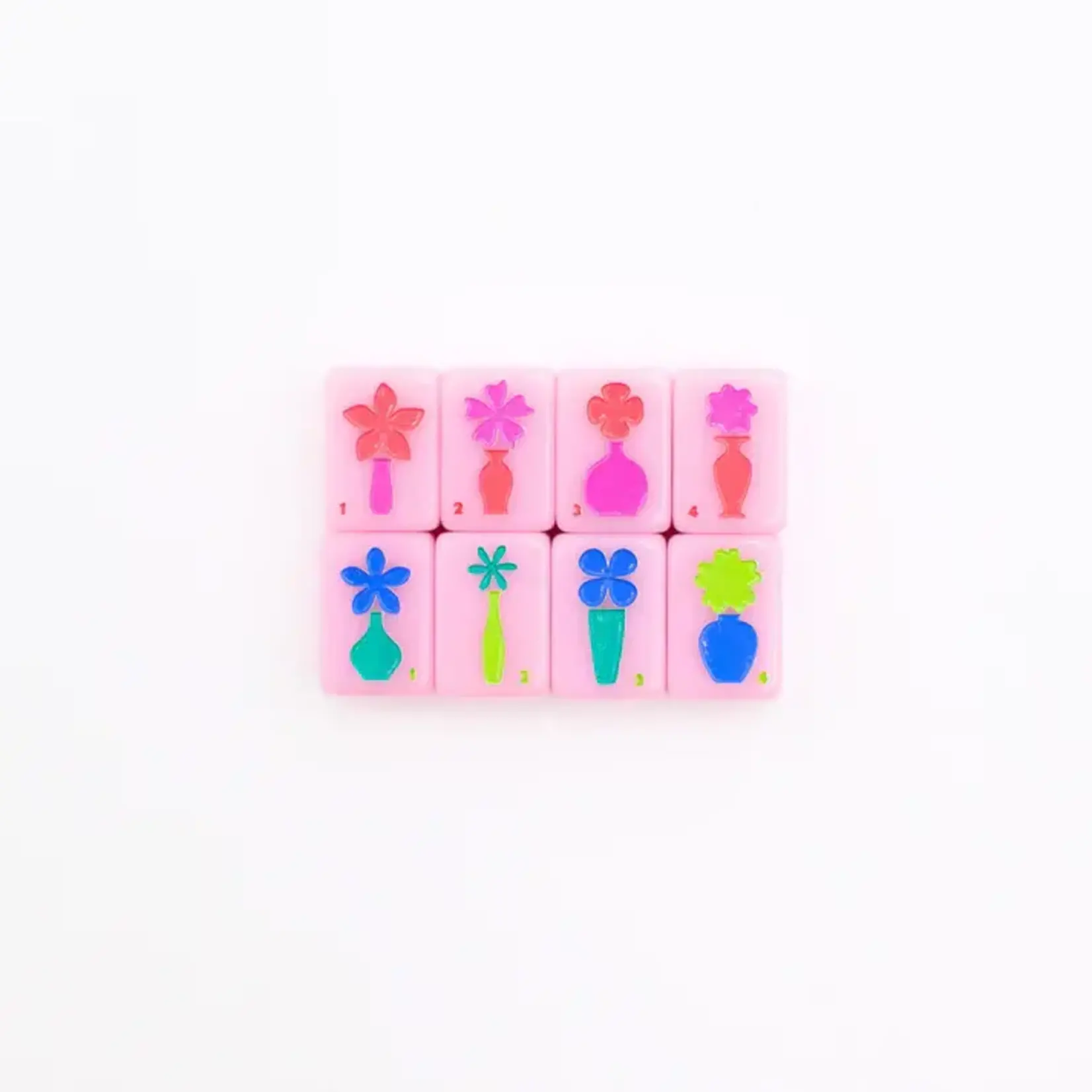 My Fair Mahjong Pink Mini Anywhere Series Travel Mahjong