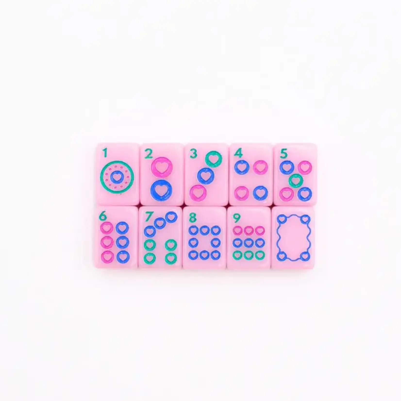 My Fair Mahjong Pink Mini Anywhere Series Travel Mahjong