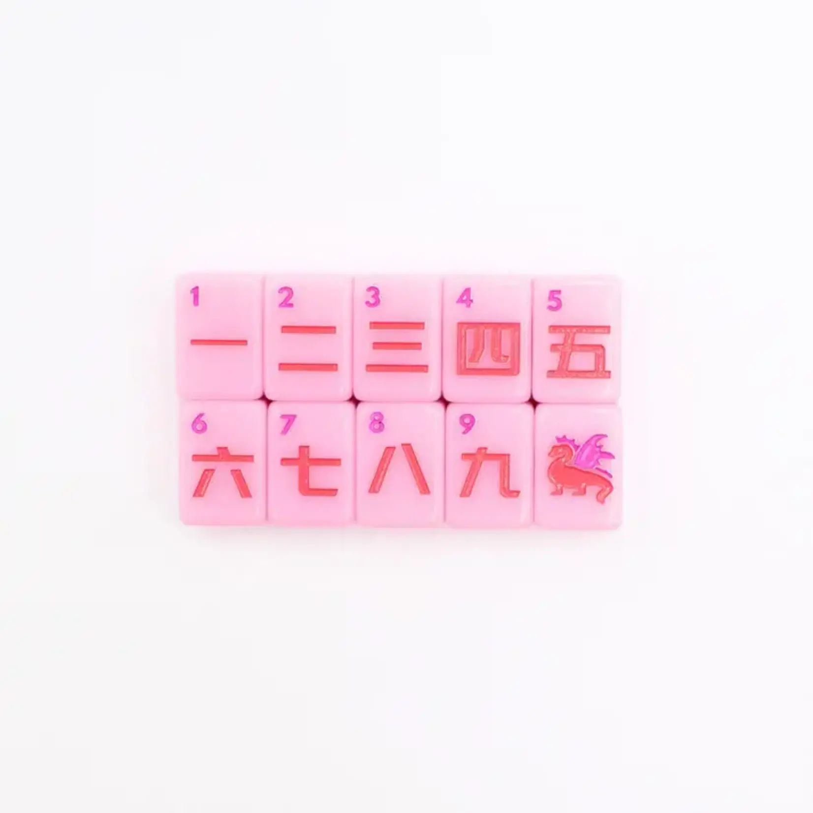 My Fair Mahjong Pink Mini Anywhere Series Travel Mahjong