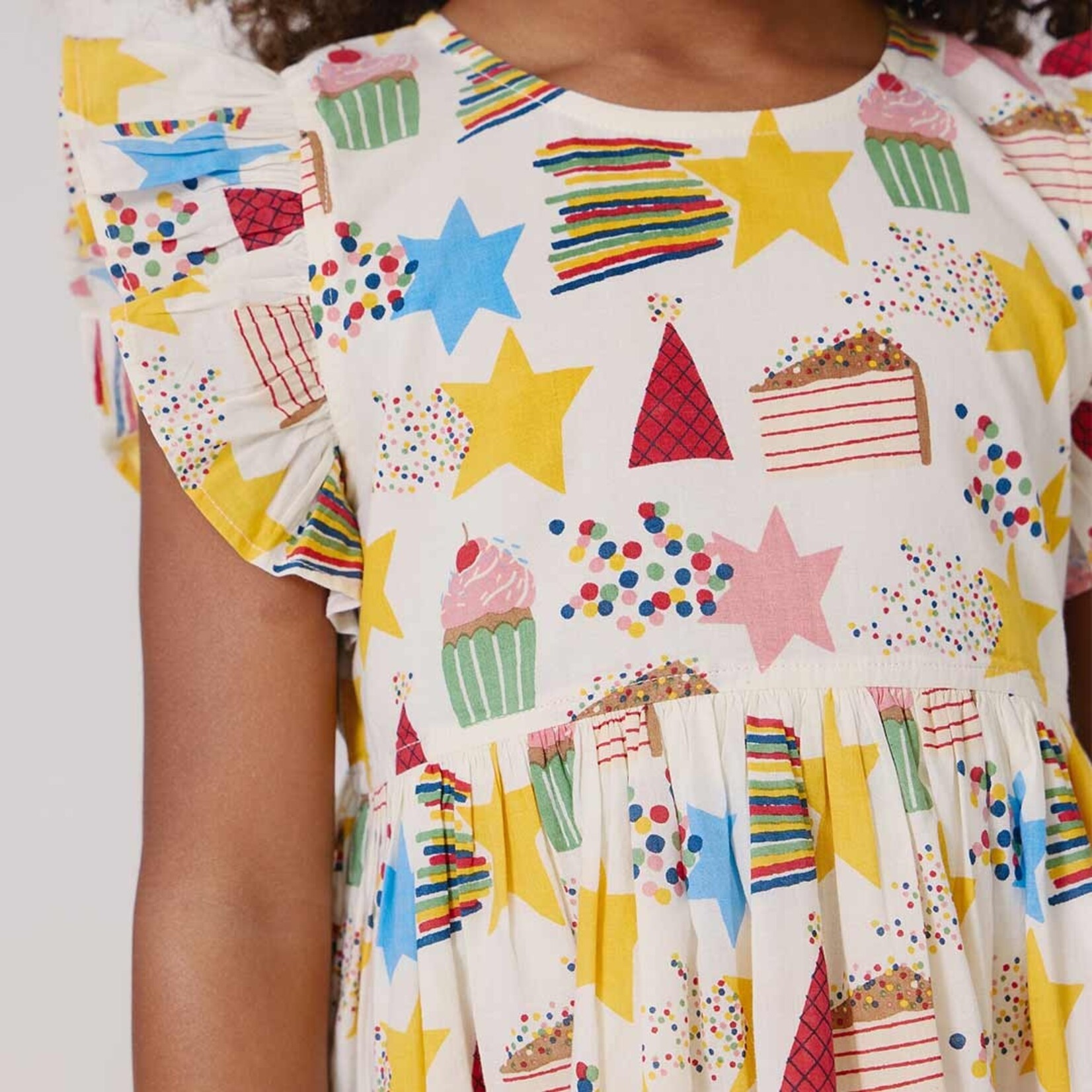 Pink Chicken girls jennifer dress - birthday star