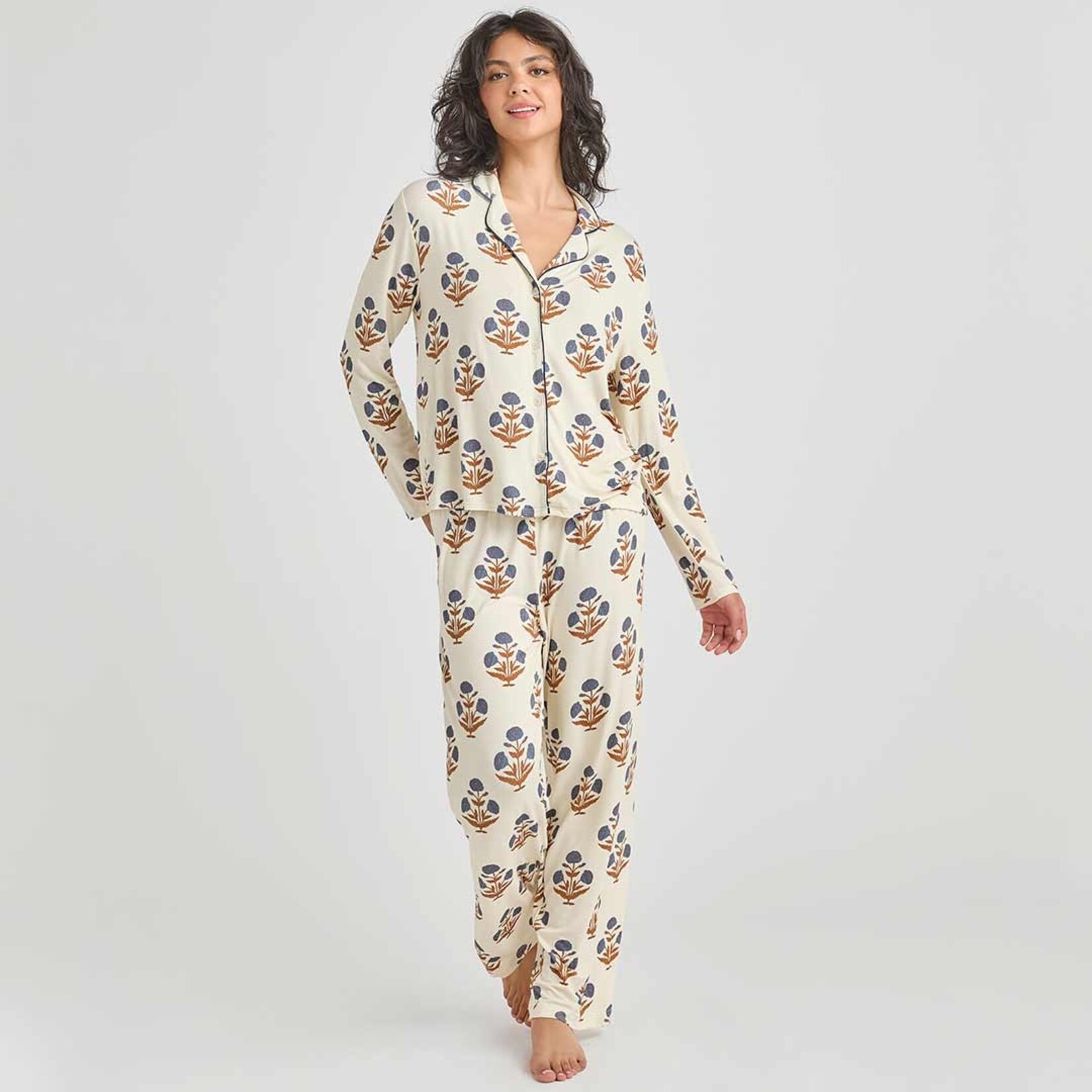 Pink Chicken womens bamboo pj set - dandelion