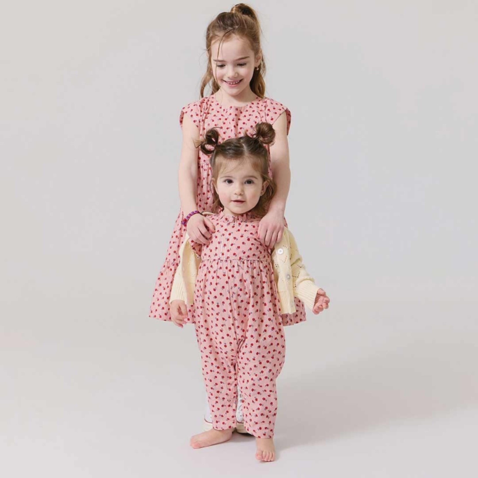 Pink Chicken baby girls jennifer jumper - pink tiny roses