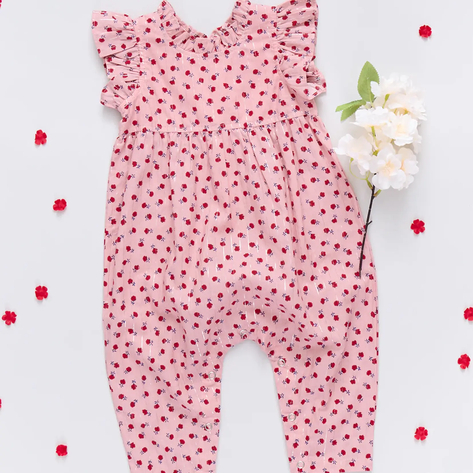 Pink Chicken baby girls jennifer jumper - pink tiny roses