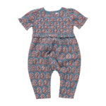 Pink Chicken baby girls raquel jumper - blue paisley