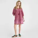 Pink Chicken womens sanaa dress - burgundy garden floral