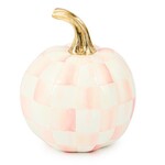 MacKenzie-Childs Rosy Check Mini Pumpkin