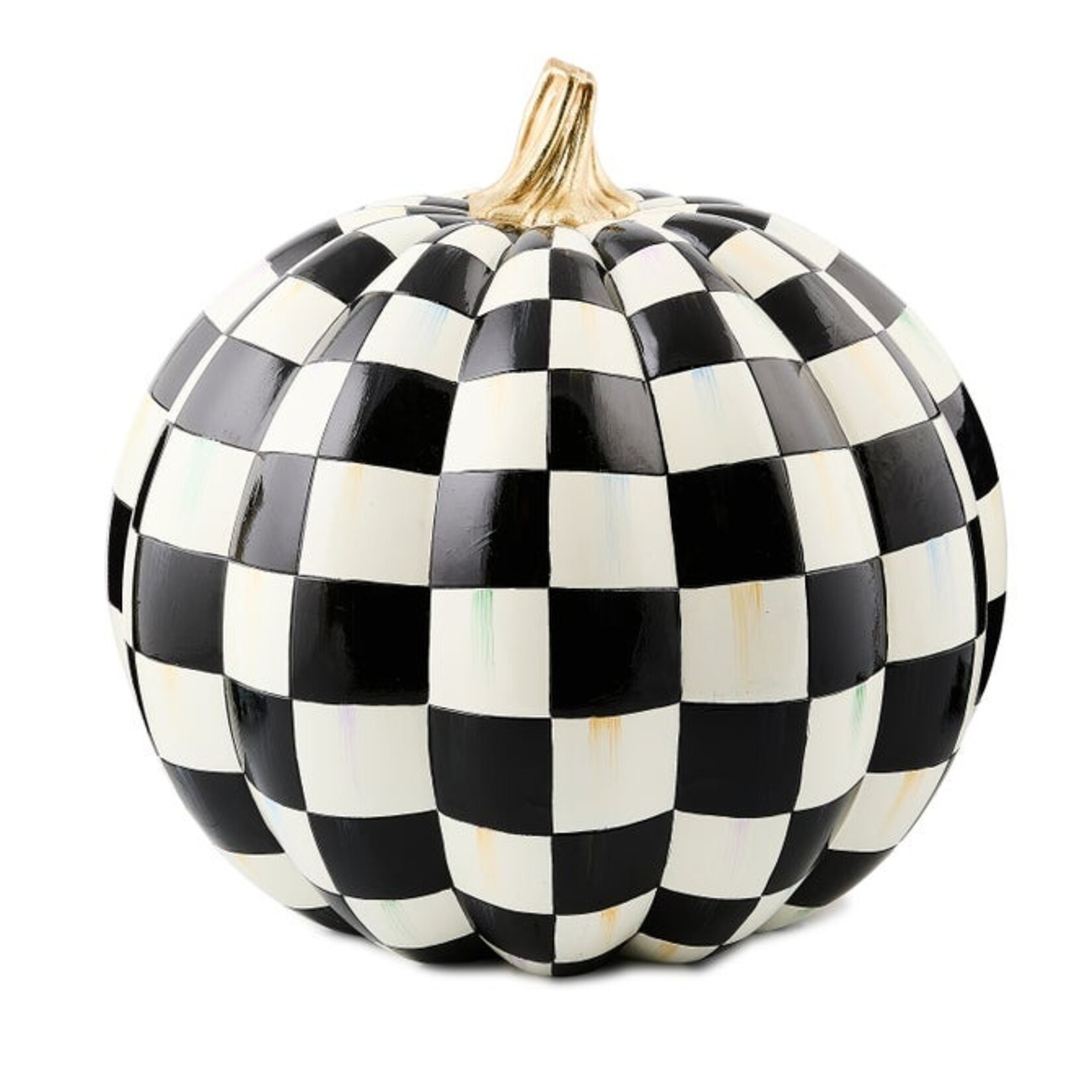 MacKenzie-Childs Halloween Illuminated Haunted House Pumpkin Scene