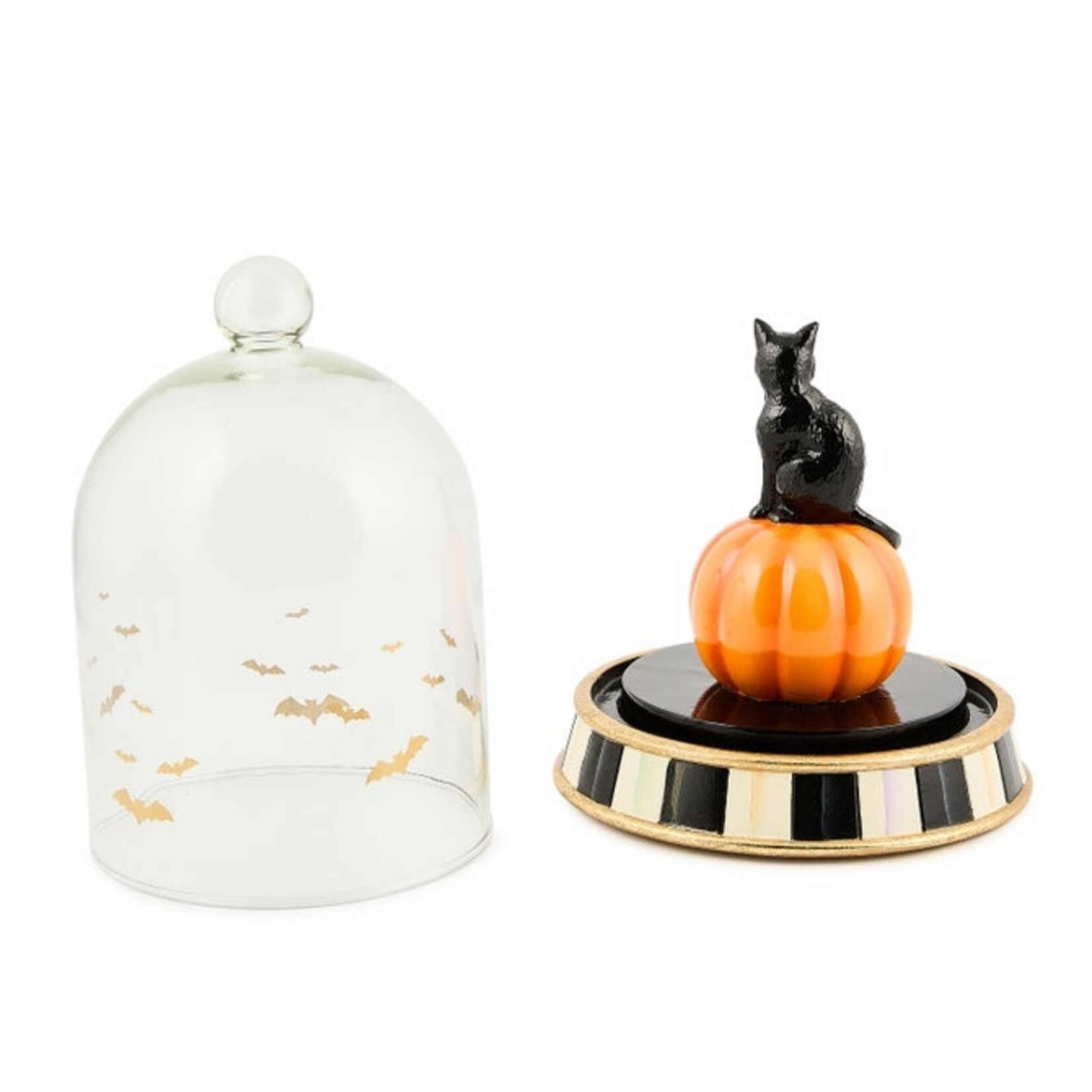 MacKenzie-Childs Halloween Black Cat Cloche