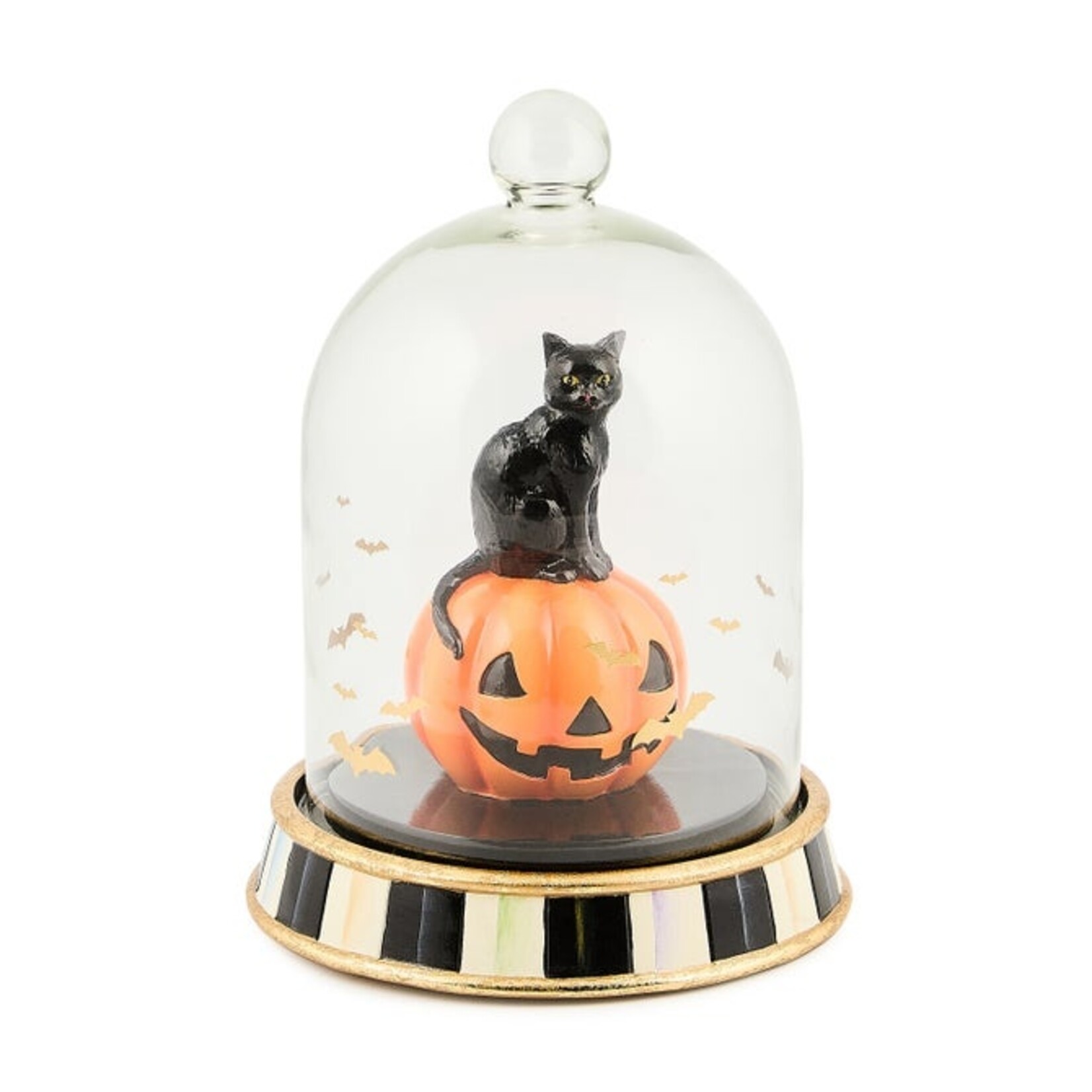 MacKenzie-Childs Halloween Black Cat Cloche