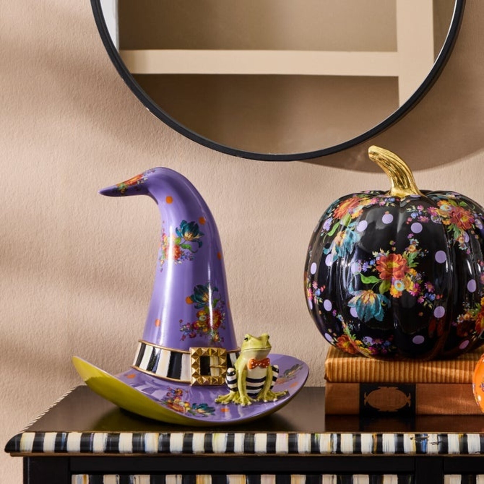 MacKenzie-Childs Halloween Fergal Witch's Hat