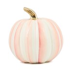MacKenzie-Childs Rosy Stripe Medium Pumpkin