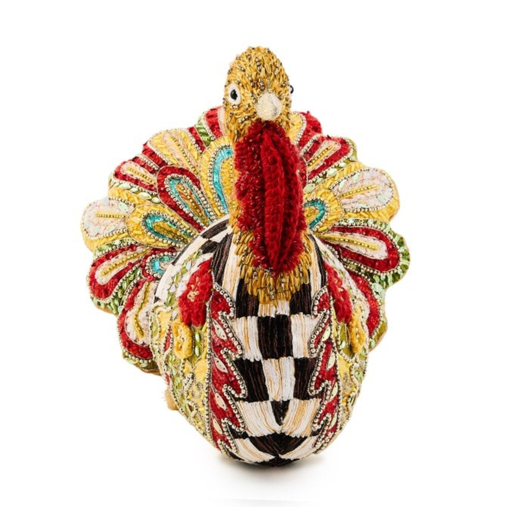 MacKenzie-Childs Aurora Turkey Shaped Pillow