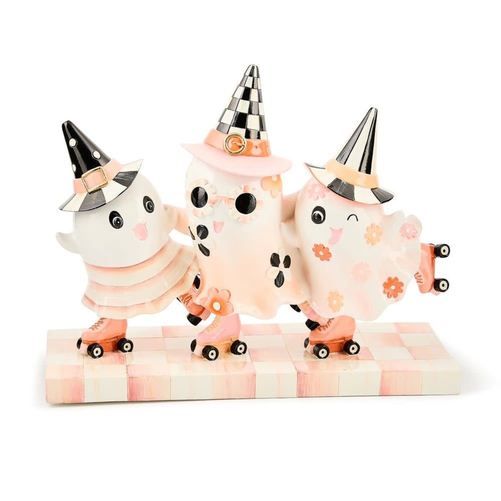 MacKenzie-Childs hocus pocus ghost trio figurine