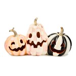MacKenzie-Childs hocus pocus illuminated jack o' lantern trio