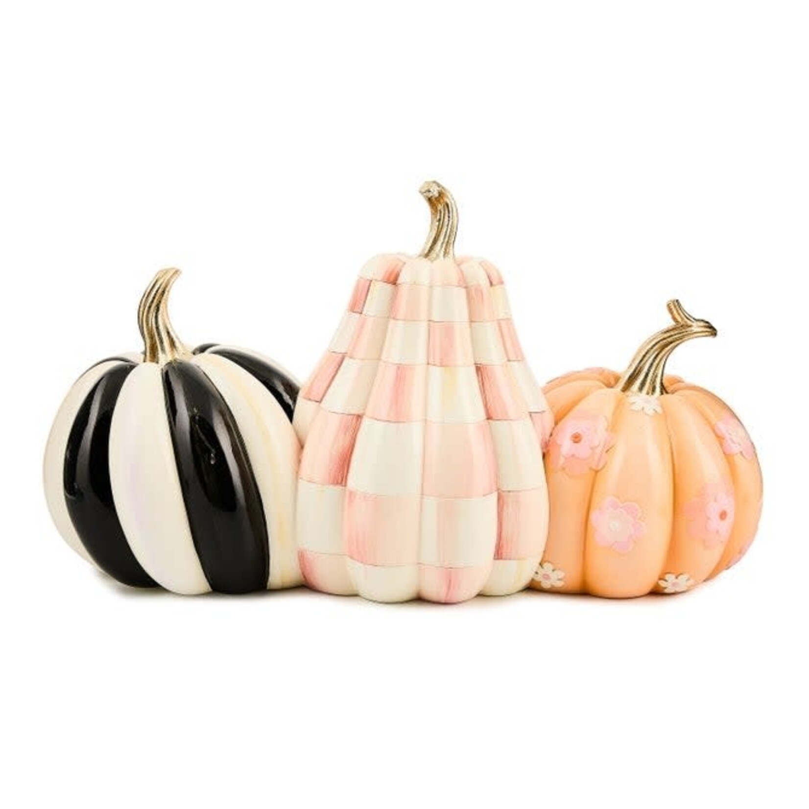 MacKenzie-Childs hocus pocus illuminated jack o' lantern trio