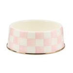 MacKenzie-Childs rosy check large pet dish