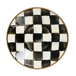 MacKenzie-Childs courtly check tea glass saucer
