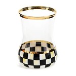 MacKenzie-Childs courtly check tea glass