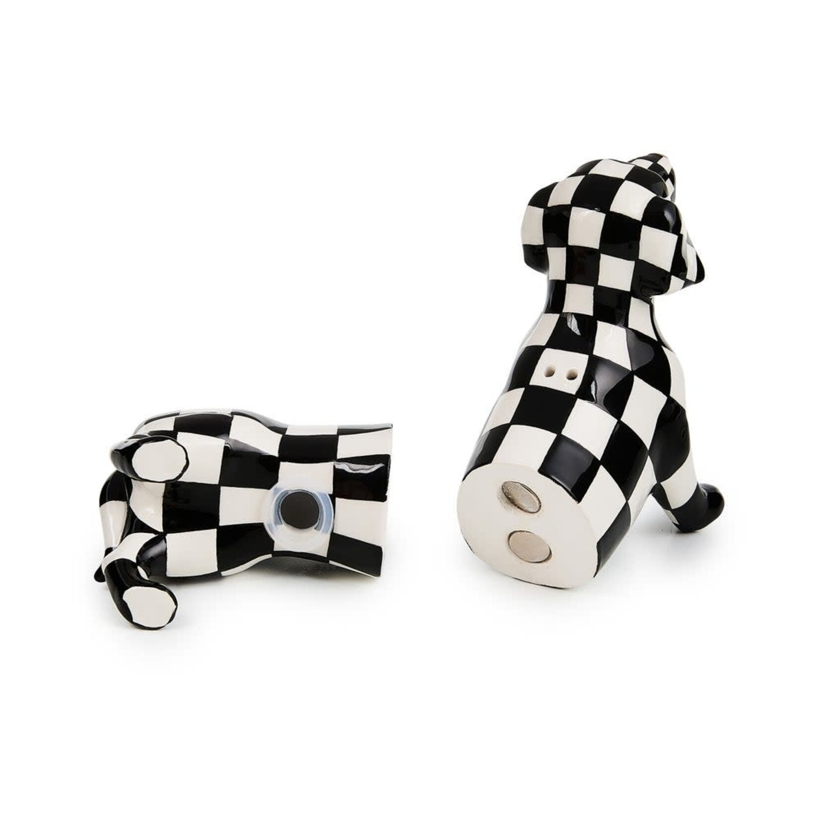 MacKenzie-Childs dachshund salt & pepper set