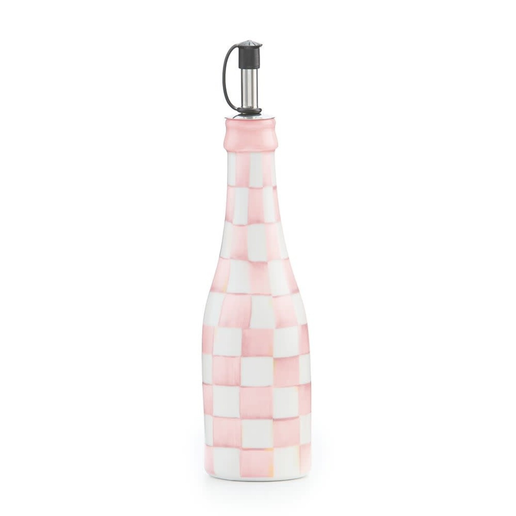 MacKenzie-Childs rosy check farmhouse oil cruet