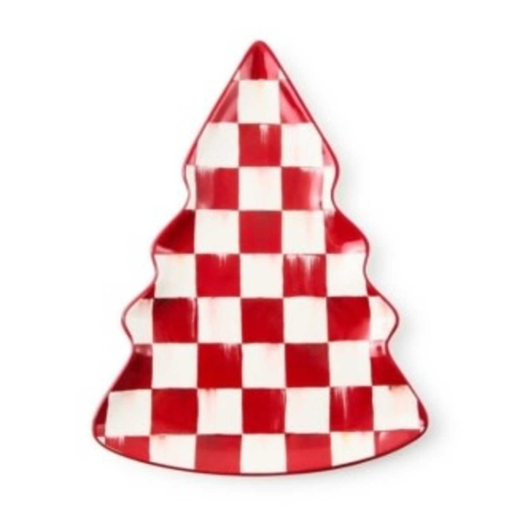 MacKenzie-Childs cherry check tree dish