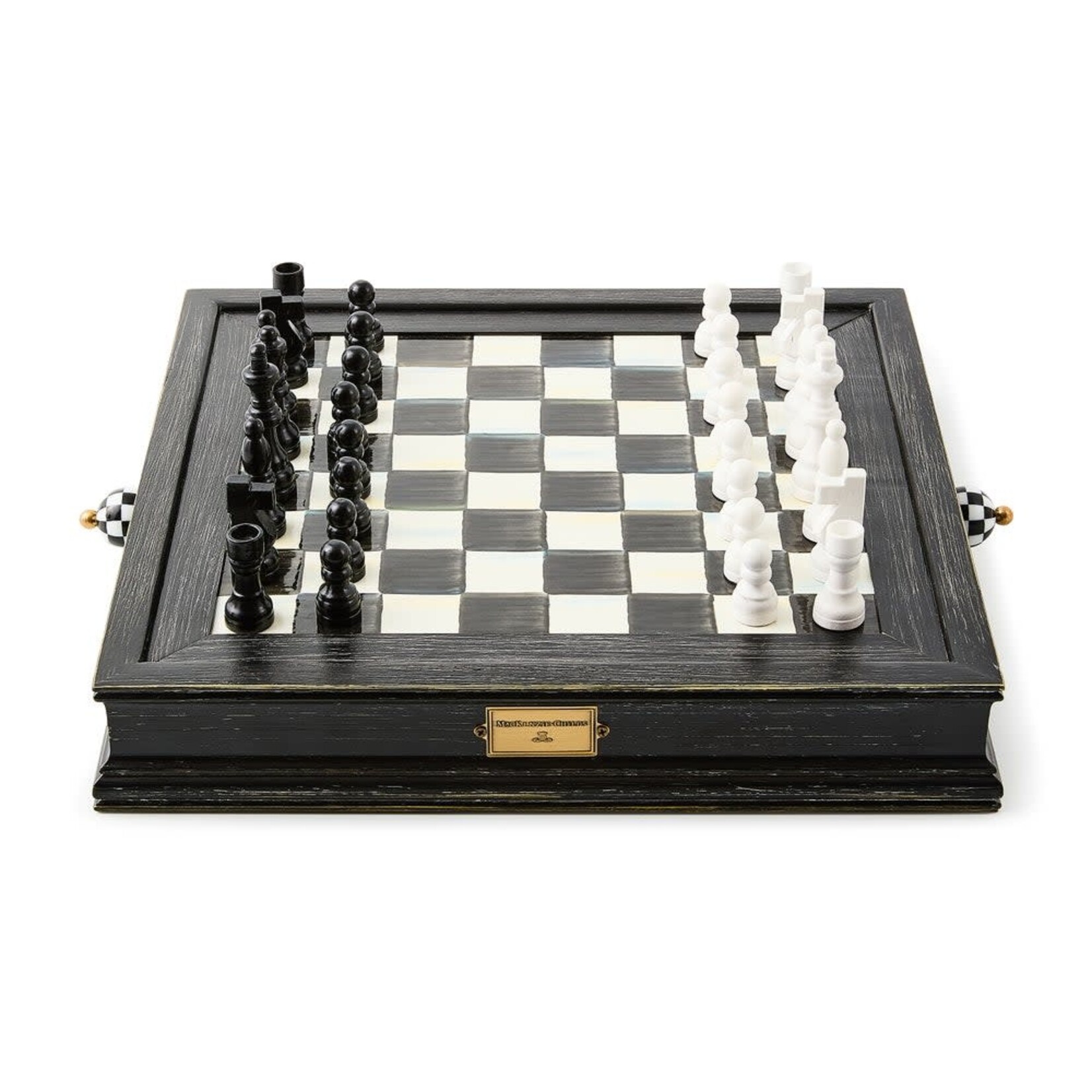 MacKenzie-Childs courtly check chess set