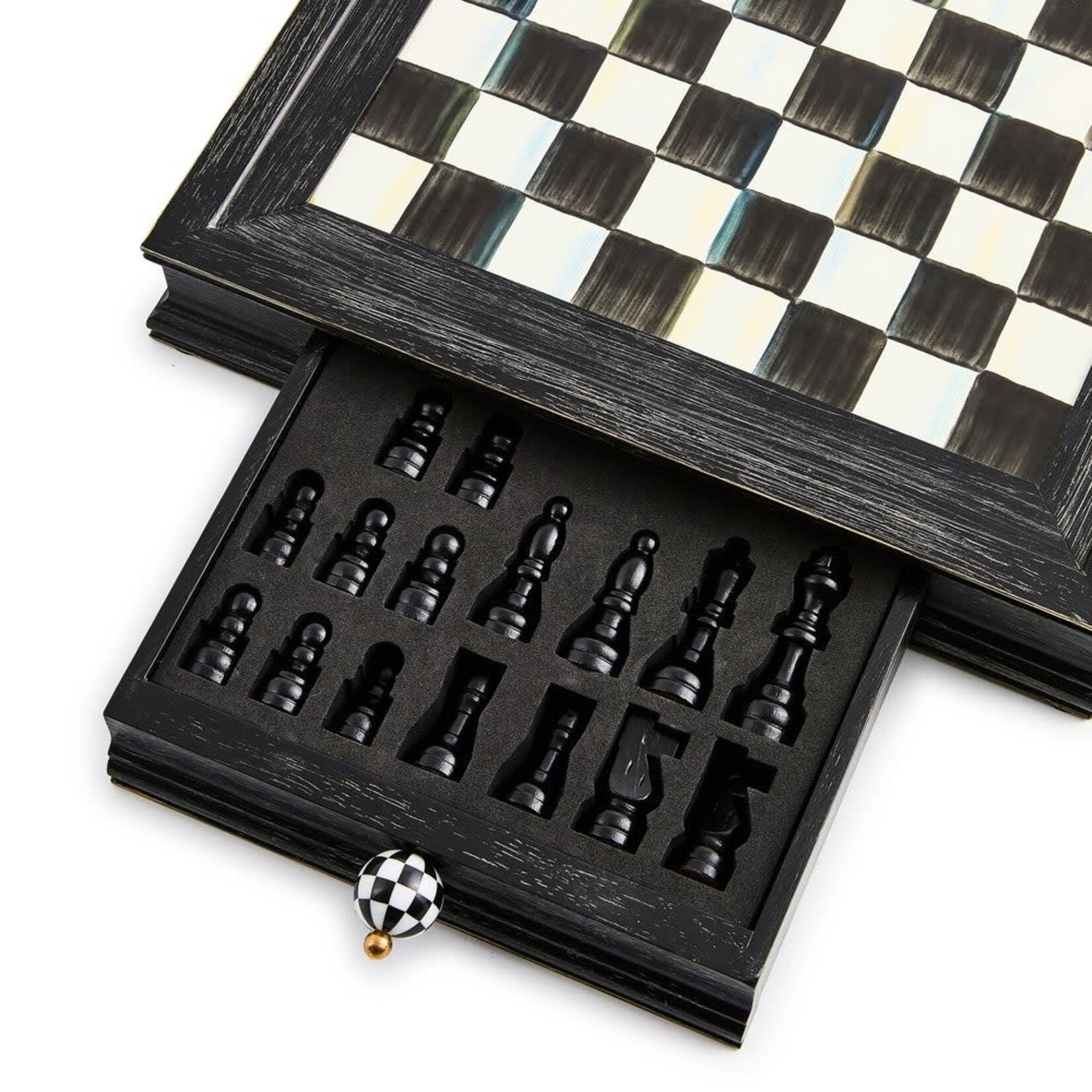 MacKenzie-Childs courtly check chess set