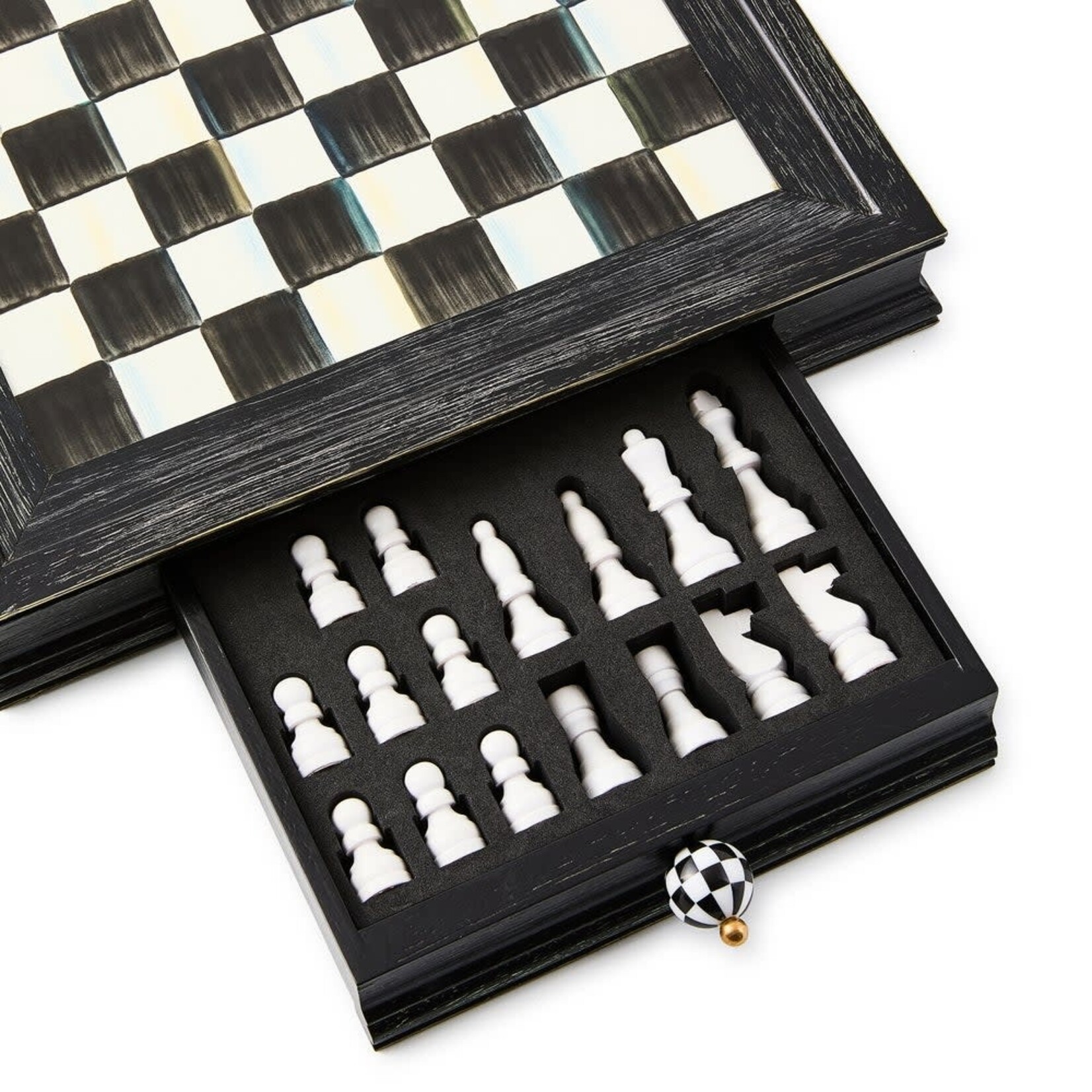 MacKenzie-Childs courtly check chess set